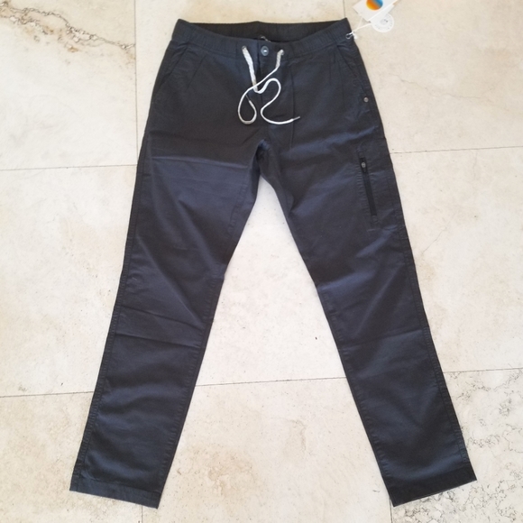 Vuori Women's Ripstop Pant Two Way Organic Stretch Charcoal NWT Athleisure Small - Picture 13 of 16